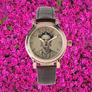 Frida Kahlo - Komplexe Doppelexposition Surreal Ar Armbanduhr
