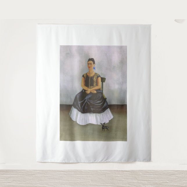 Frida Kahlo Kunst Wandteppich (Vorderseite)