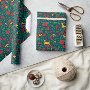 Frida Kahlo Lebenssymbole Geschenkpapier