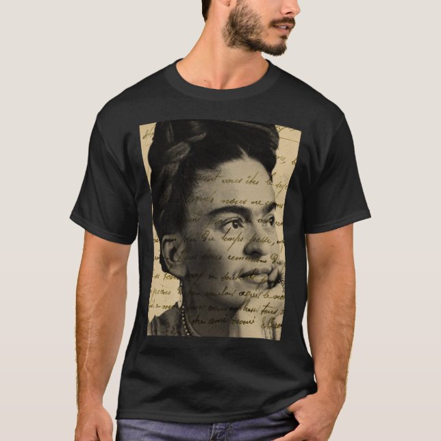 Frida Kahlo Letters Classic T - Shirt Essential T- (Vorderseite)