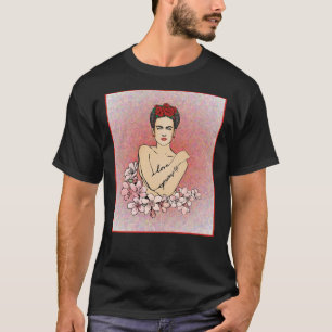 Frida Kahlo Liebe selber aestethetic portait Canv T-Shirt