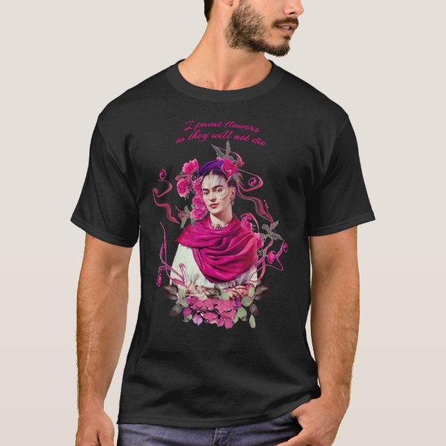 FRIDA KAHLO Mexican Feminist portrait painting Cla T-Shirt (Vorderseite)