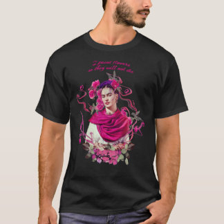 FRIDA KAHLO mexikanisches Feministenportrait Maler T-Shirt