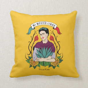 Frida Kahlo   MI Mexiko Lindo Kissen