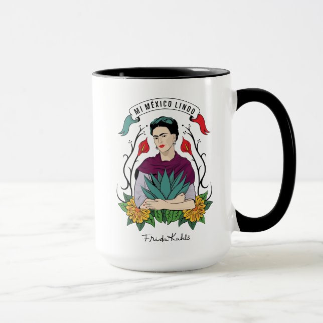 Frida Kahlo | MI Mexiko Lindo Tasse (Rechts)