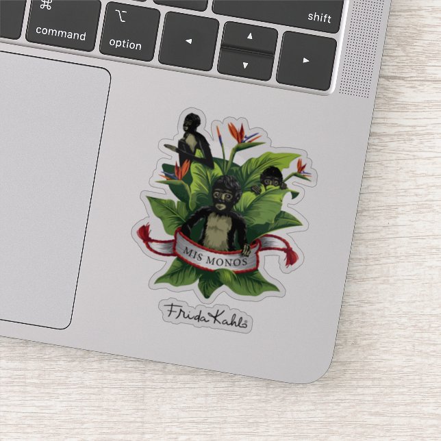 Frida Kahlo | Mis Monos Aufkleber (Detail)