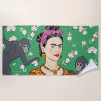 Frida Kahlo Monkey Graphic