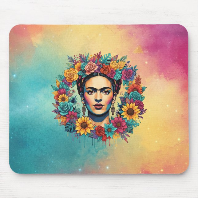 Frida Kahlo Mousepad (Vorne)