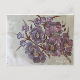 Frida Kahlo Painted Blume Postkarte