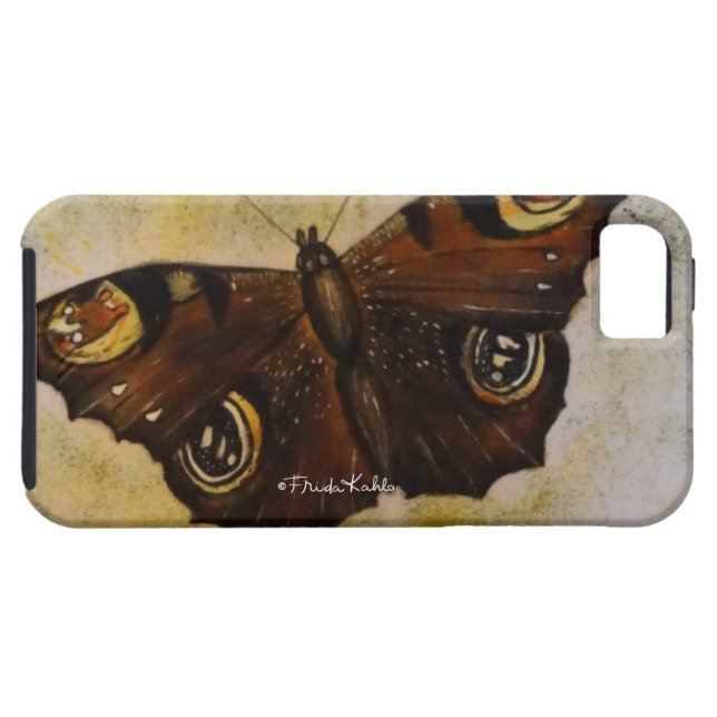 Frida Kahlo Painted Butterfly Case-Mate iPhone Hülle (Rückseite Horizontal)