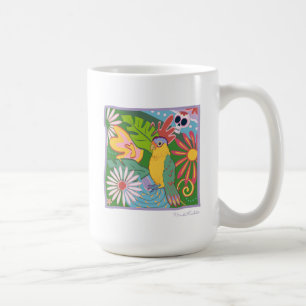 Frida Kahlo Parrot Graphic Kaffeetasse