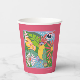 Frida Kahlo Parrot Graphic Pappbecher
