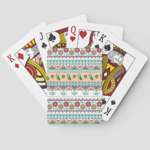 Frida Kahlo   Patrón de Colores Spielkarten