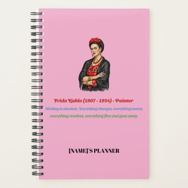 Frida Kahlo Planer (Vorderseite)