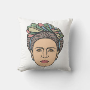 Frida Kahlo Portrait Art Kissen