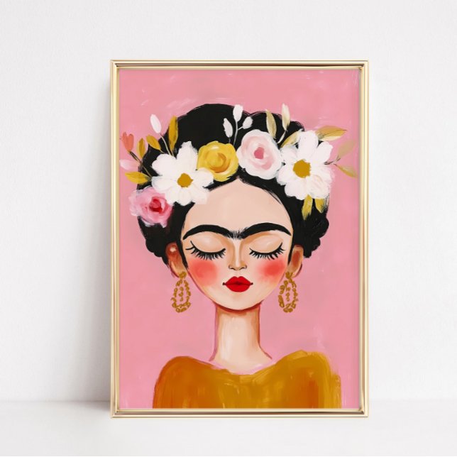 Frida Kahlo portrait Poster (Von Creator hochgeladen)