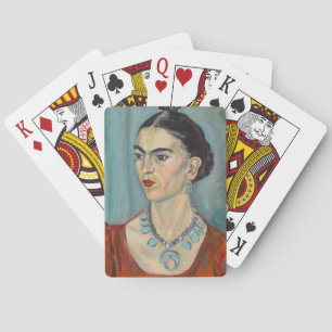 Frida Kahlo Portrait Spielkarten