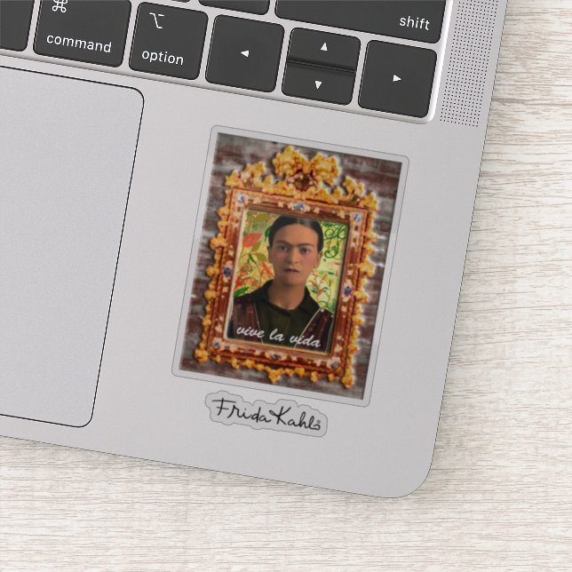 Frida Kahlo Reflejando Aufkleber (Detail)