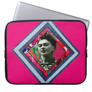 Frida Kahlo Retro Denim Diamond Laptopschutzhülle