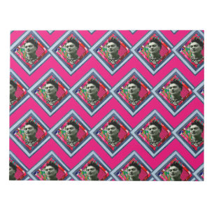 Frida Kahlo Retro Denim Diamond Notizblock