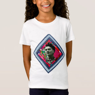 Frida Kahlo Retro Denim Diamond T-Shirt