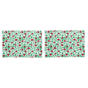 Frida Kahlo   Schädel u. Rosen Kissenbezug