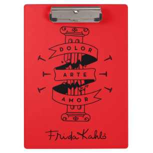 Frida Kahlo   Schmerz-Kunst-Liebe Klemmbrett