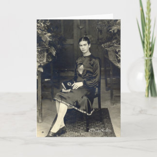 Frida Kahlo Seated Karte