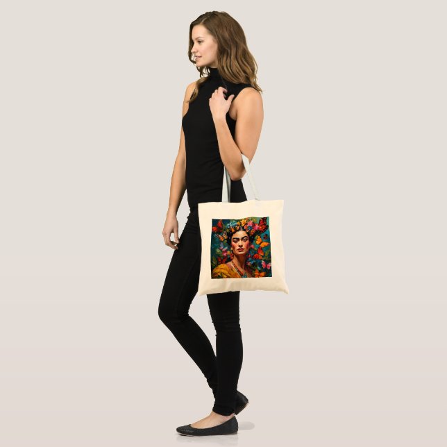 Frida Kahlo Tote Bag Tragetasche (Vorderseite (Model))