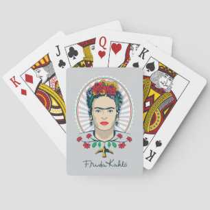 Frida Kahlo Vintage Flora Spielkarten