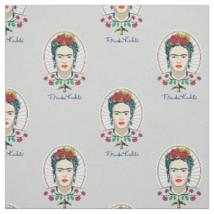 Frida Kahlo   Vintage Floral Stoff