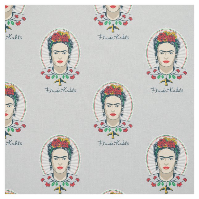 Frida Kahlo | Vintage Floral Stoff (Muster)