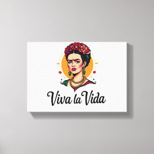 Frida Kahlo Viva la Vida Leinwanddruck