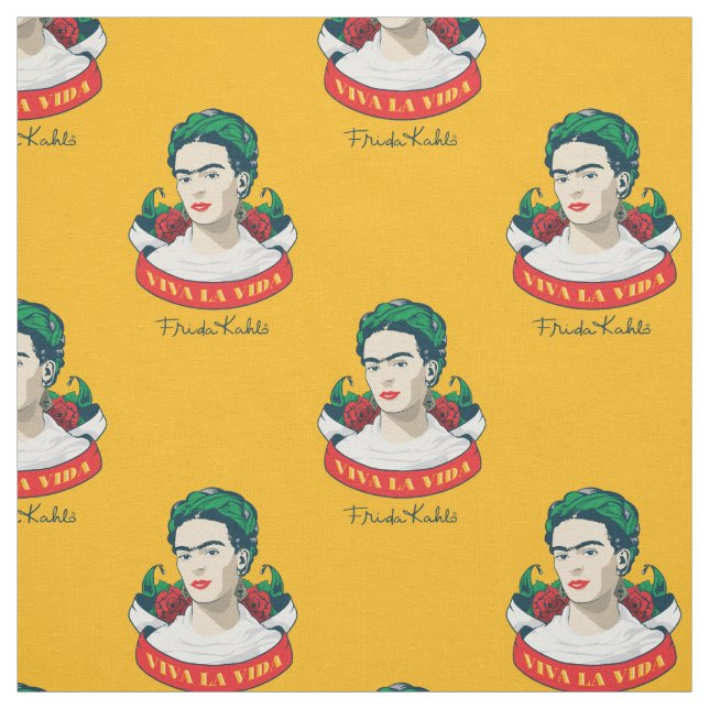 Frida Kahlo | Viva la Vida Stoff (Muster)