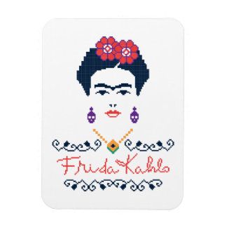 Frida Kahlo | Viva Mexico Magnet