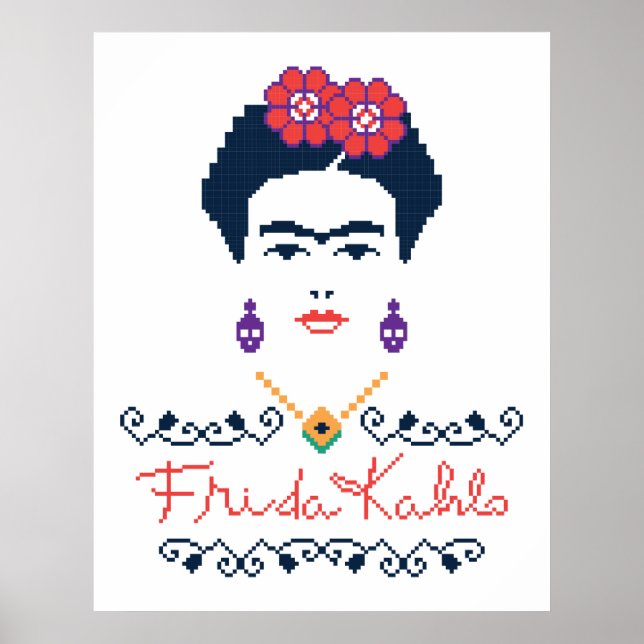 Frida Kahlo | Viva Mexico Poster (Vorne)