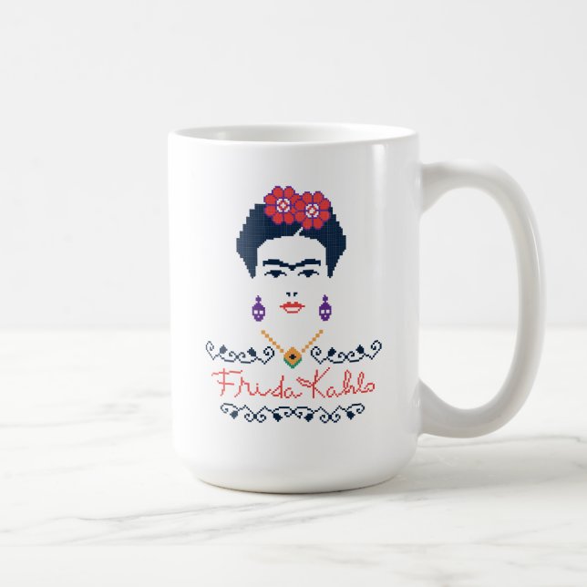 Frida Kahlo | Viva Mexiko Kaffeetasse (Rechts)