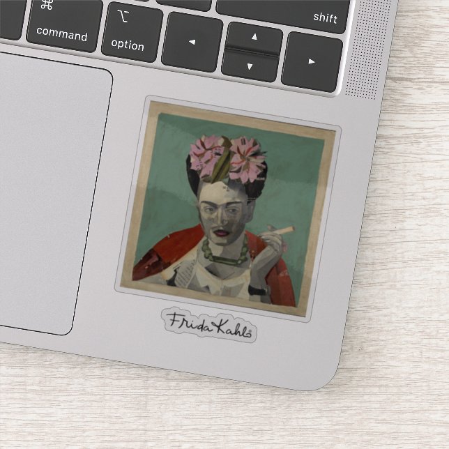 Frida Kahlo von Garcia Villegas Aufkleber (Detail)