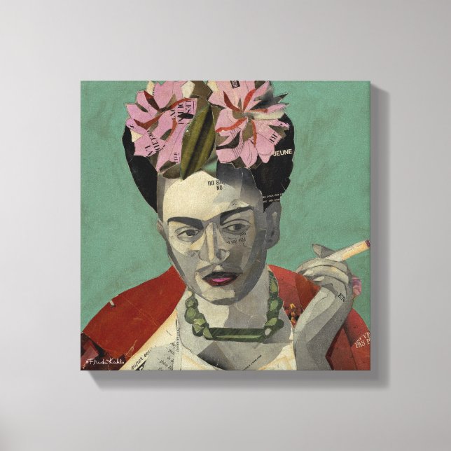 Frida Kahlo von Garcia Villegas Leinwanddruck (Vorderseite)