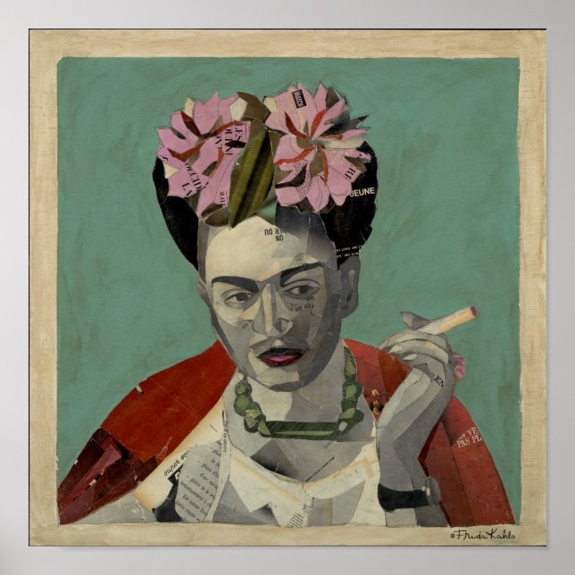 Frida Kahlo von Garcia Villegas Poster (Vorne)