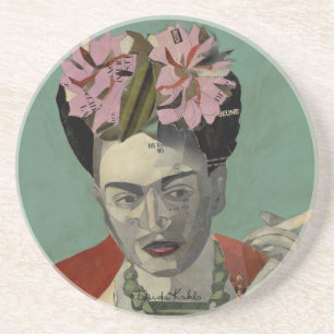 Frida Kahlo von Garcia Villegas Sandstein Untersetzer