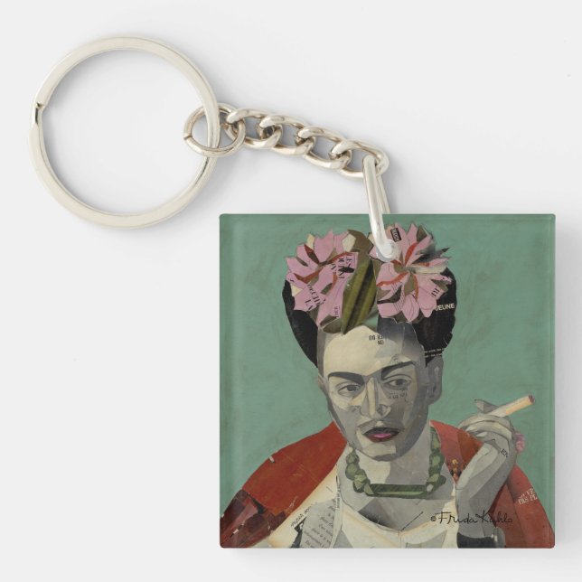 Frida Kahlo von Garcia Villegas Schlüsselanhänger (Vorderseite)