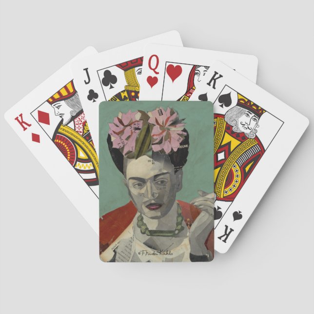 Frida Kahlo von Garcia Villegas Spielkarten (Rückseite)