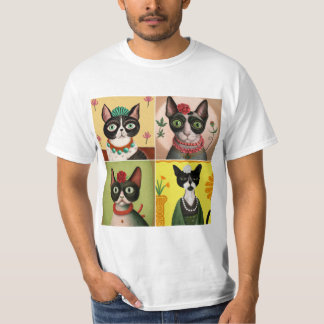 Frida Kahlos Katze T-Shirt