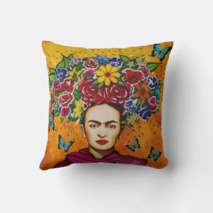 frida kalho Throw Pillow Kissen