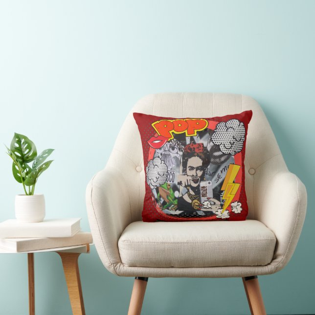 FRIDA POP ART KISSEN (Stuhl )