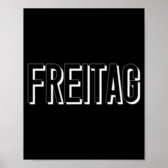 Friday _ Days Of The Week Weekday Friday _1  Poster (Vorne)