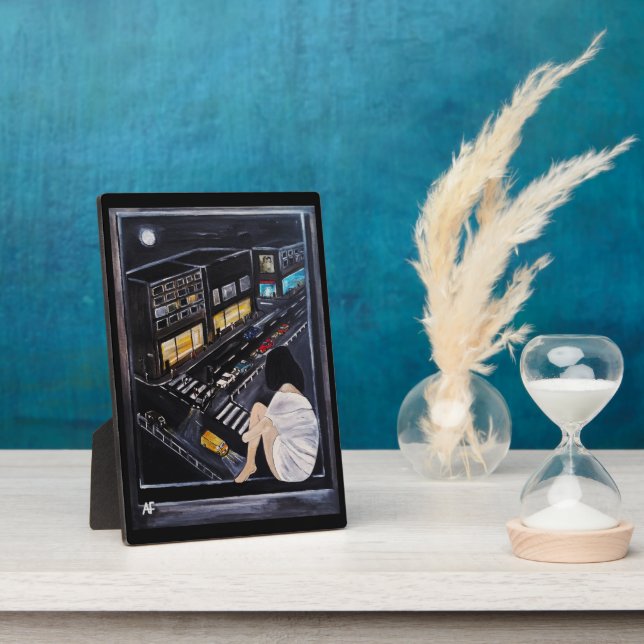 Friday Night Painting by Alfred Fox Fotoplatte (Seite)