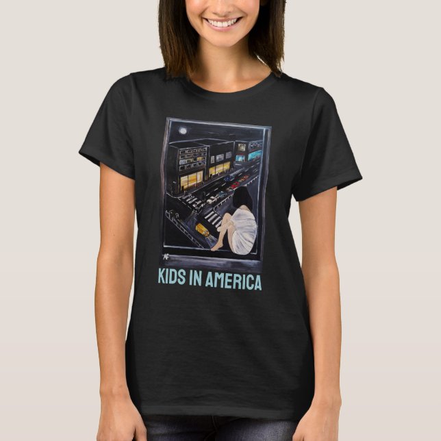 Friday Night Painting by Alfred Fox T-Shirt (Vorderseite)