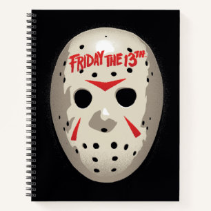Friday the 13th   Hockey Mask Graphic Notizbuch
